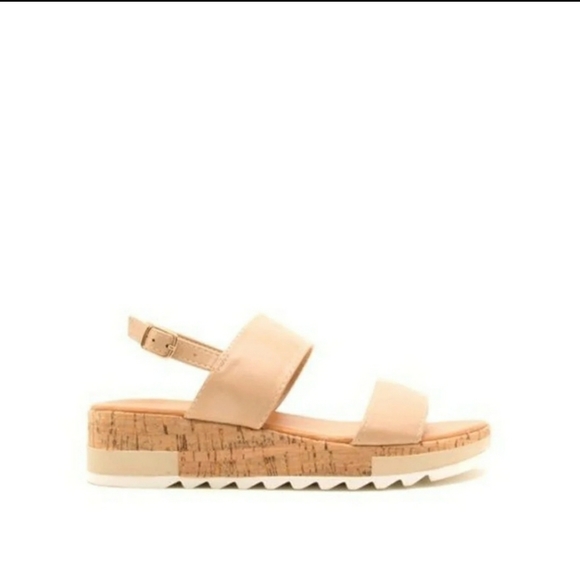 Nude Espadrilles Platform Sandals Brand New NWT - Picture 5 of 8